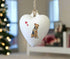 Airedale Terrier Ceramic Heart Bauble